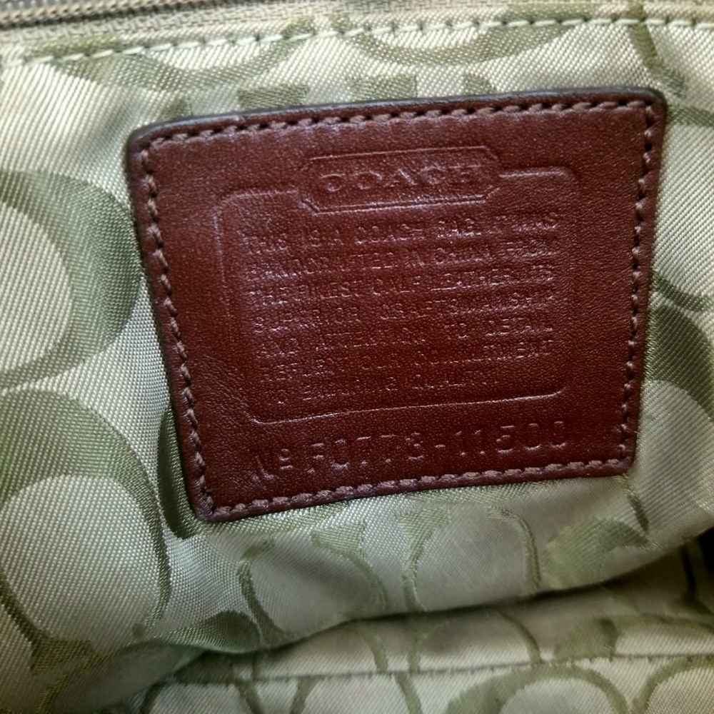 Coach 11500 Gallery Laced Turnlock Tote Handbag - Picture 7 of 8